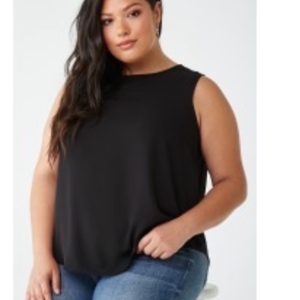 FOREVER 21 PLUS SIZE SLEEVELESS TOP